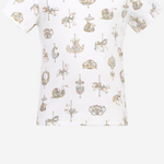 T-SHIRT CAROUSEL IN COTONE TSCJCARY MULTI ATELIER CHOUX KIDS 