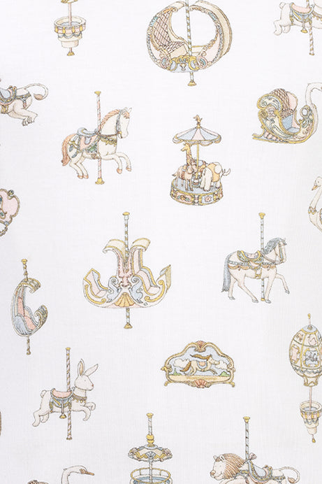 T-SHIRT CAROUSEL IN COTONE TSCJCARY MULTI ATELIER CHOUX KIDS 