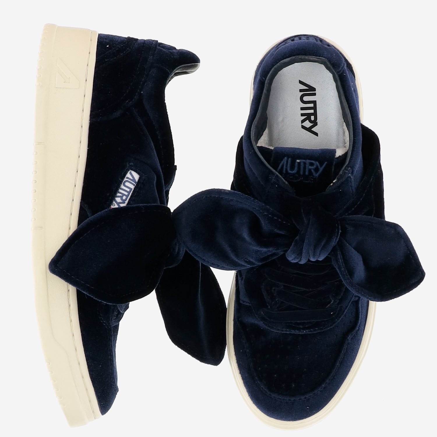 SNEAKERS MEDALIST LOW VELVET BOW AULWVF03 SPACE AUTRY 