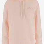 FELPA IN COTONE CON CAPPUCCIO HOPWM1HE MAKEUP AUTRY 