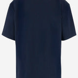 T-SHIRT IN COTONE AUTRY X MAISON KITSUNE TSPXMK2B BLUE AUTRY 