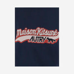 T-SHIRT IN COTONE AUTRY X MAISON KITSUNE TSPXMK2B BLUE AUTRY 