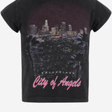 T-shirt Shrunk City Of Angels in cotone stretch 807341 TSVR51041 BALENCIAGA 