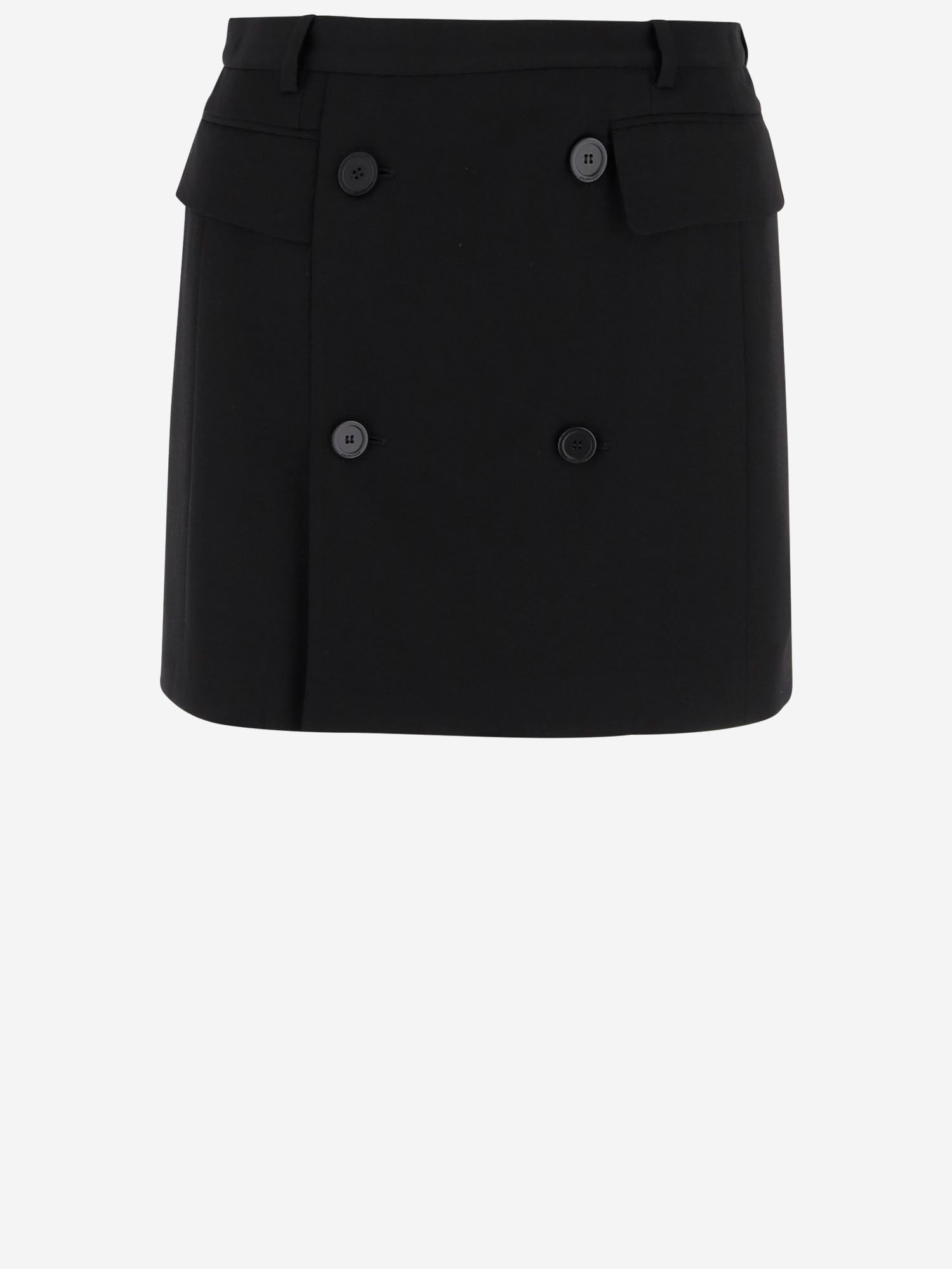 GONNA IN LANA E VISCOSA 838765 TRT011000 BALENCIAGA 