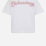 T-SHIRT IN COTONE CON LOGO 850263 TTVH69012 BALENCIAGA 