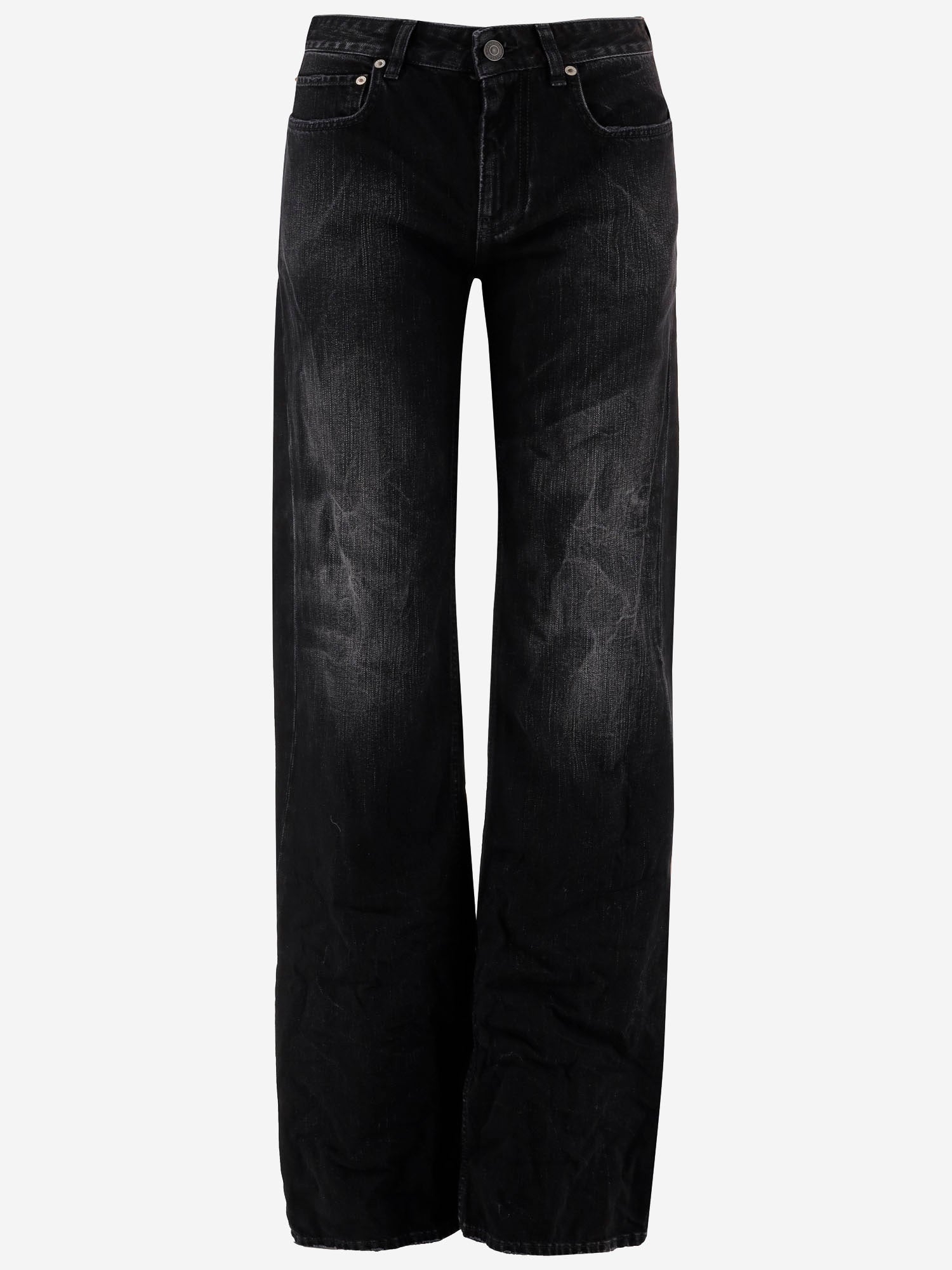 PANTALONI A GAMBA AMPIA IN COTONE 852328 TTW671037 BALENCIAGA 