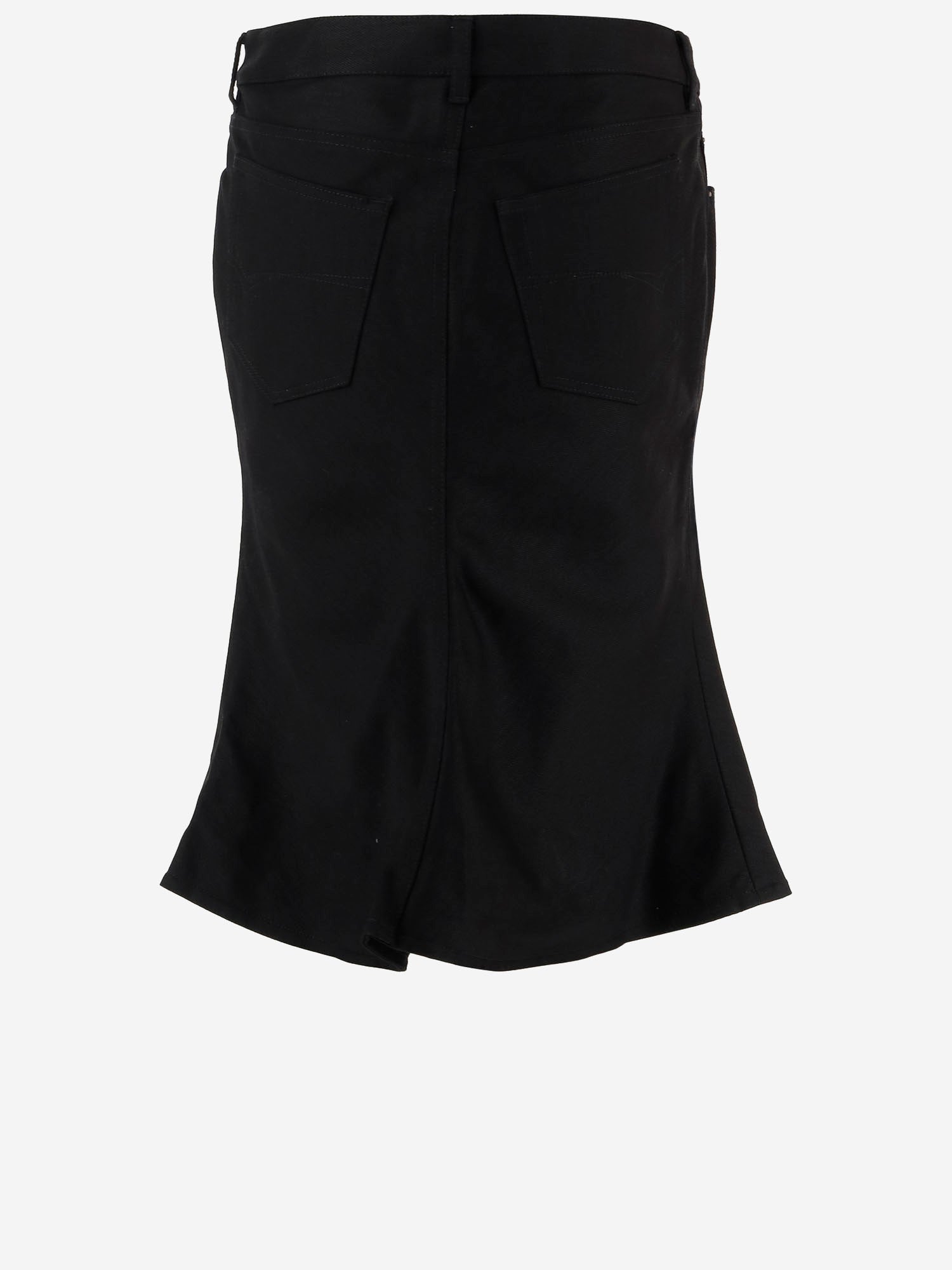 GONNA MIDI GODET IN COTONE 852330 TTWA41000 BALENCIAGA 