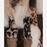 GIACCA IN SHEARLING COLOR-BLOCK 25133 304VARIANTEUNICA BLANCHA 