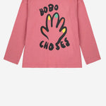 T-SHIRT IN COTONE CON STAMPA B225AC007  BOBO CHOSES KIDS 