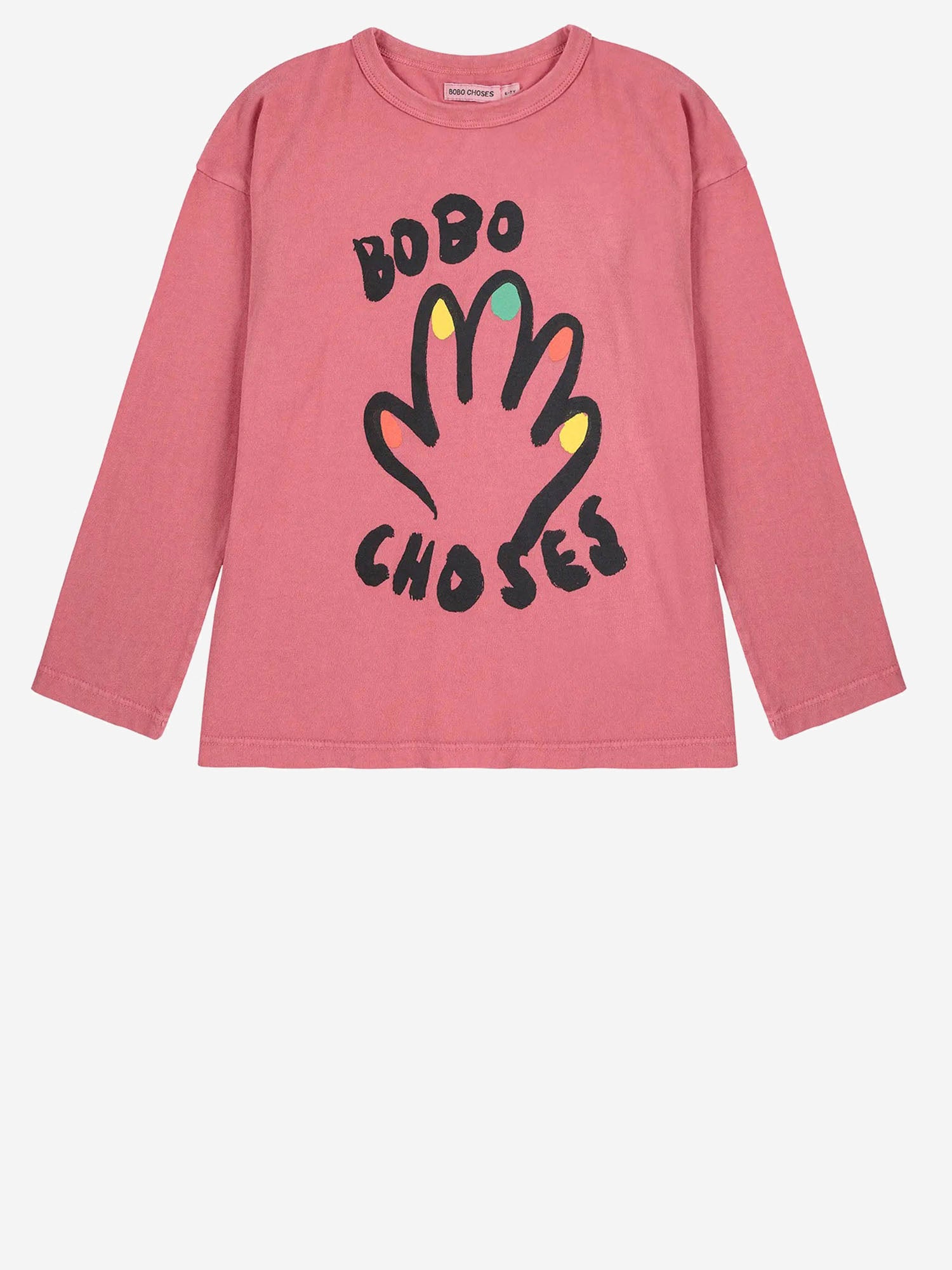 T-SHIRT IN COTONE CON STAMPA B225AC007  BOBO CHOSES KIDS 
