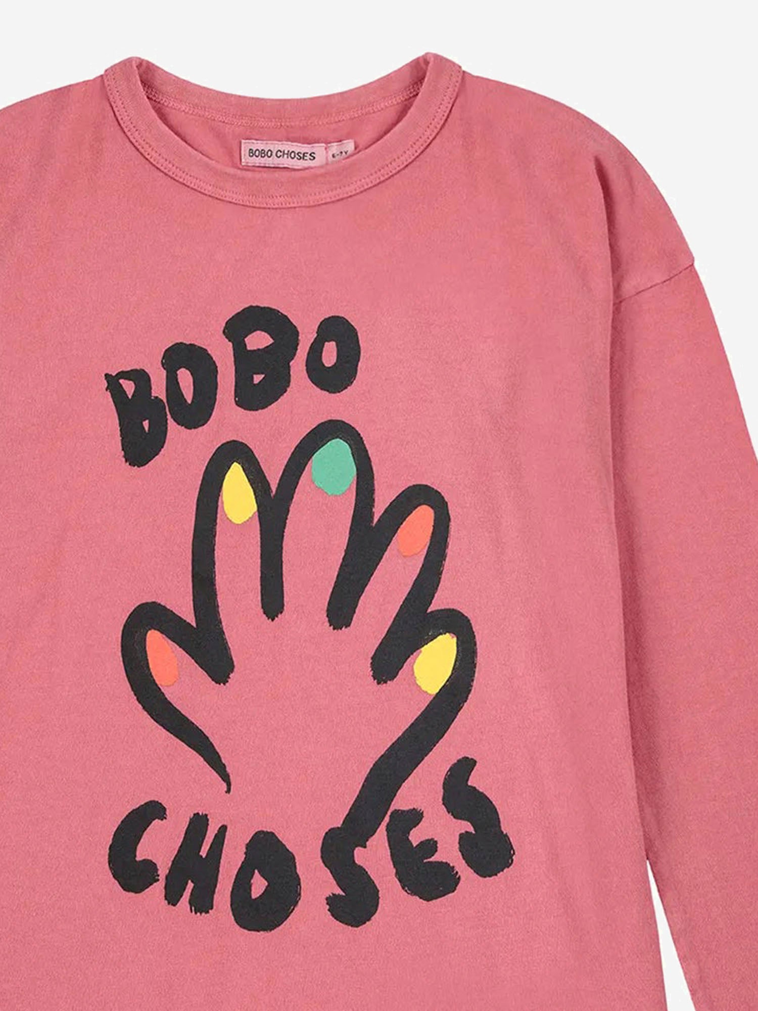 T-SHIRT IN COTONE CON STAMPA B225AC007  BOBO CHOSES KIDS 