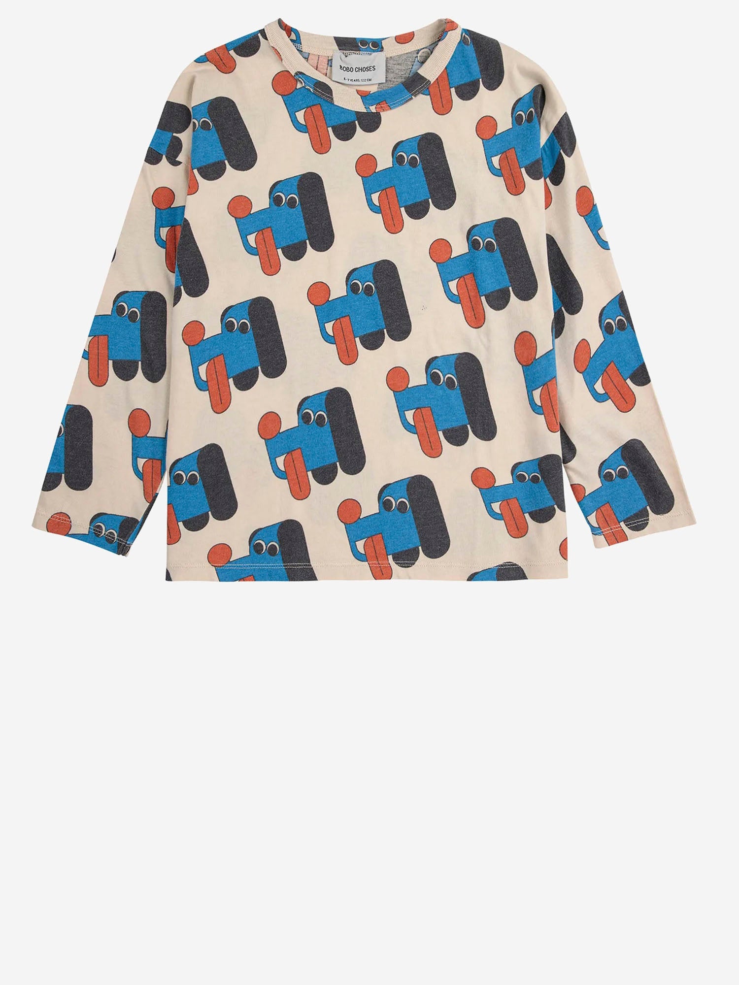 T-SHIRT IN COTONE CON STAMPA B225AC010  BOBO CHOSES KIDS 