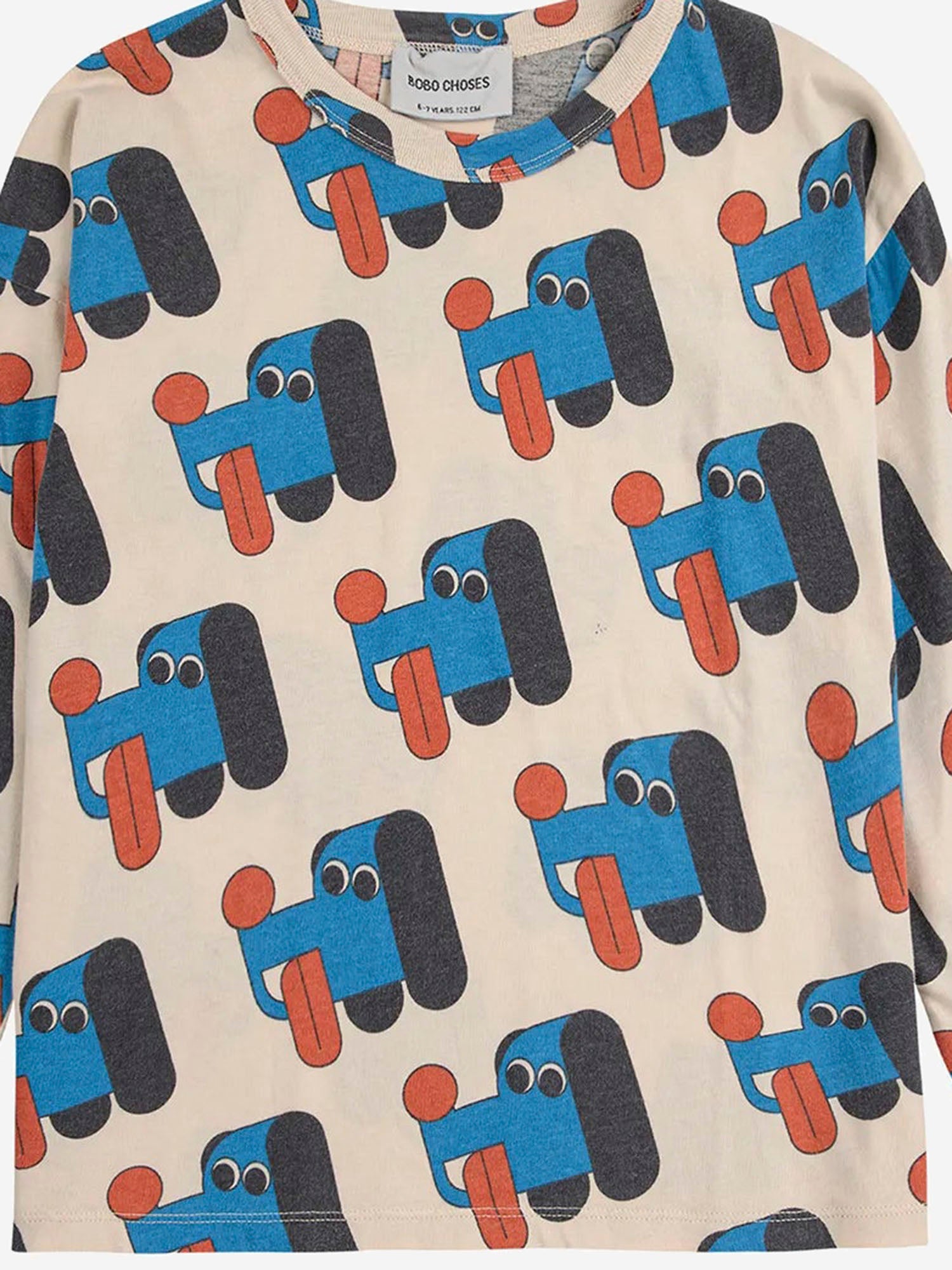 T-SHIRT IN COTONE CON STAMPA B225AC010  BOBO CHOSES KIDS 