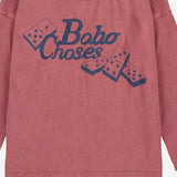 T-SHIRT IN COTONE CON STAMPA B225AC014  BOBO CHOSES KIDS 