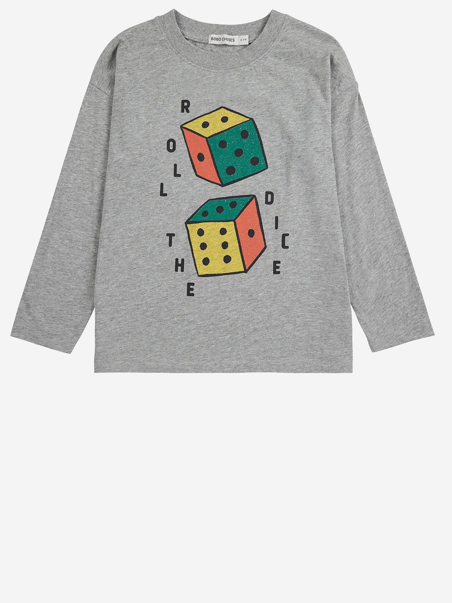 T-SHIRT IN COTONE CON STAMPA B225AC015  BOBO CHOSES KIDS 