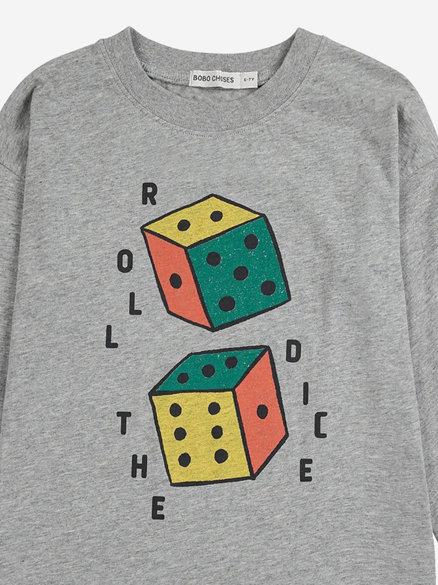 T-SHIRT IN COTONE CON STAMPA B225AC015  BOBO CHOSES KIDS 