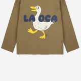 T-SHIRT IN COTONE CON STAMPA B225AC017  BOBO CHOSES KIDS 