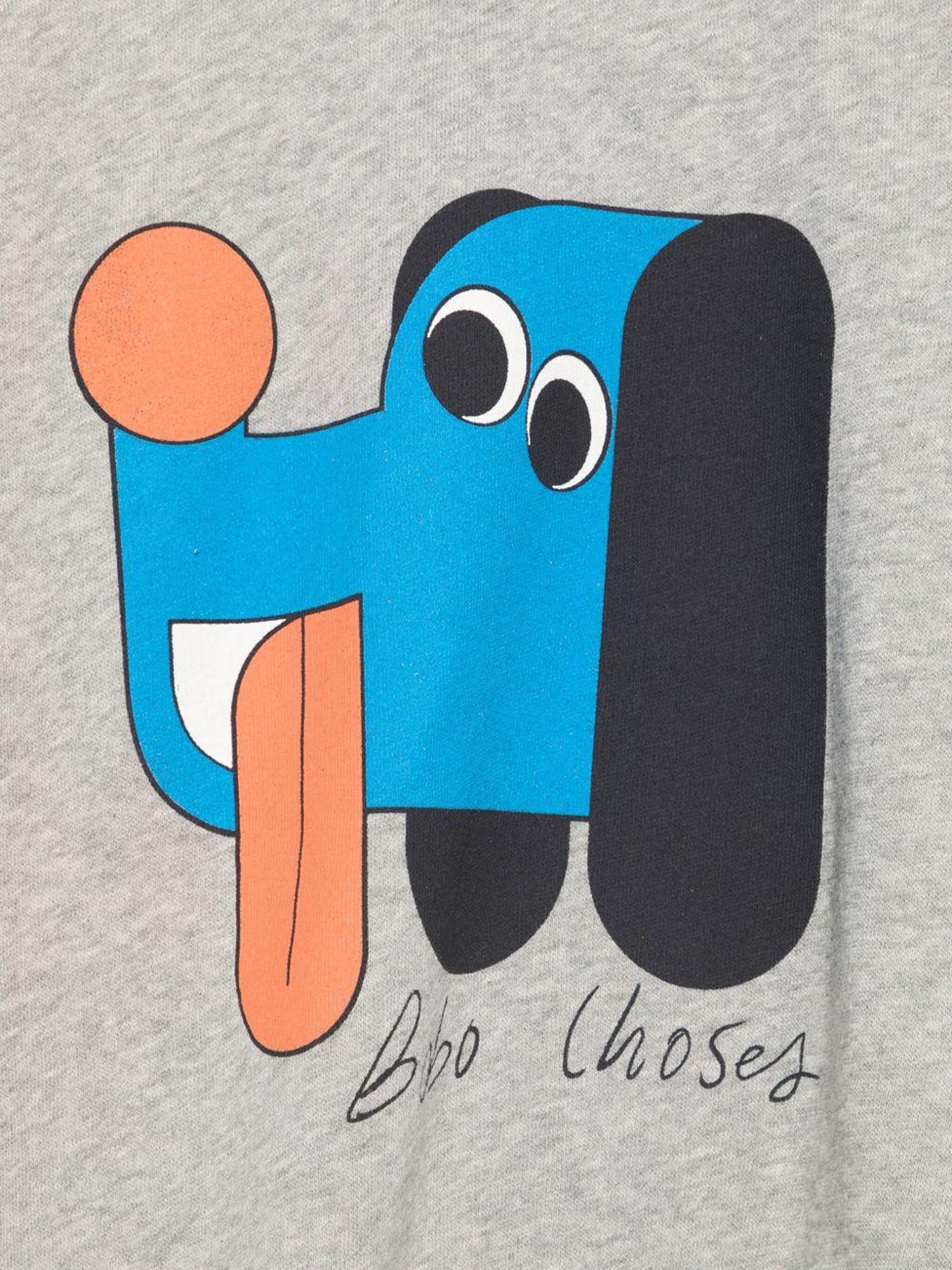 FELPA IN COTONE CON STAMPA B225AC031  BOBO CHOSES KIDS 