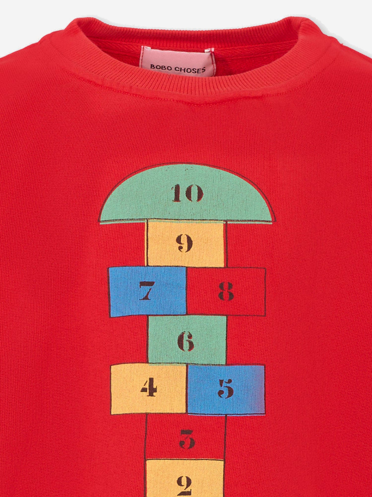 FELPA IN COTONE CON STAMPA B225AC036  BOBO CHOSES KIDS 