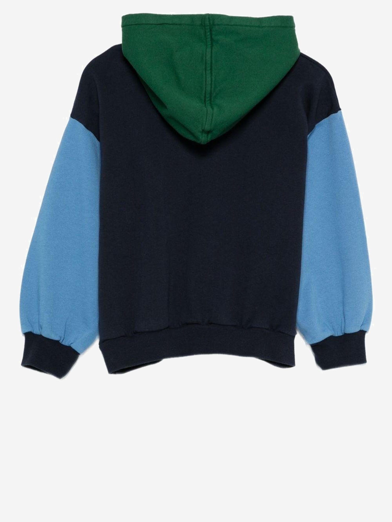FELPA CON CAPPUCCIO IN COTONE CON LOGO B225AC048  BOBO CHOSES KIDS 