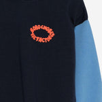 FELPA CON CAPPUCCIO IN COTONE CON LOGO B225AC048  BOBO CHOSES KIDS 
