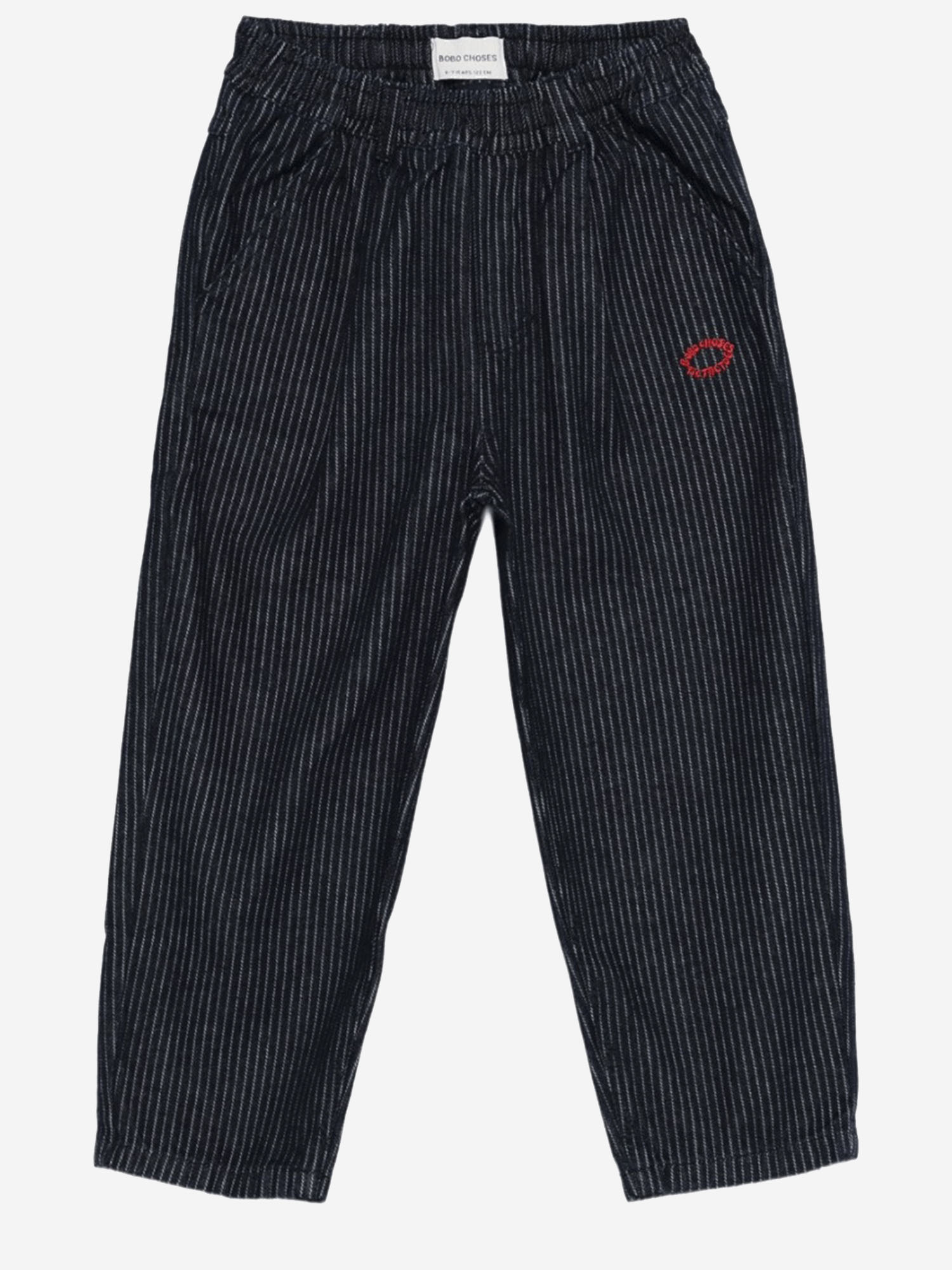 PANTALONI IN COTONE A RIGHE B225AC079  BOBO CHOSES KIDS 