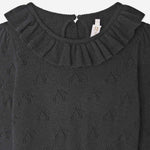 ABITO MISTO LANA CON COLLETTO ARRICCIATO W05GDRK00001 099 BONPOINT KIDS 