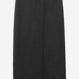 GONNA MIDI IN ACETATO E VISCOSA 6252K21098 DEEPBLACK CARVEN 