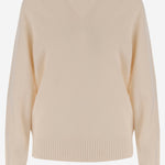 MAGLIONE IN CASHMERE 6252K21148 ECRU CARVEN 