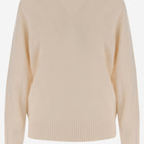MAGLIONE IN CASHMERE 6252K21148 ECRU CARVEN 