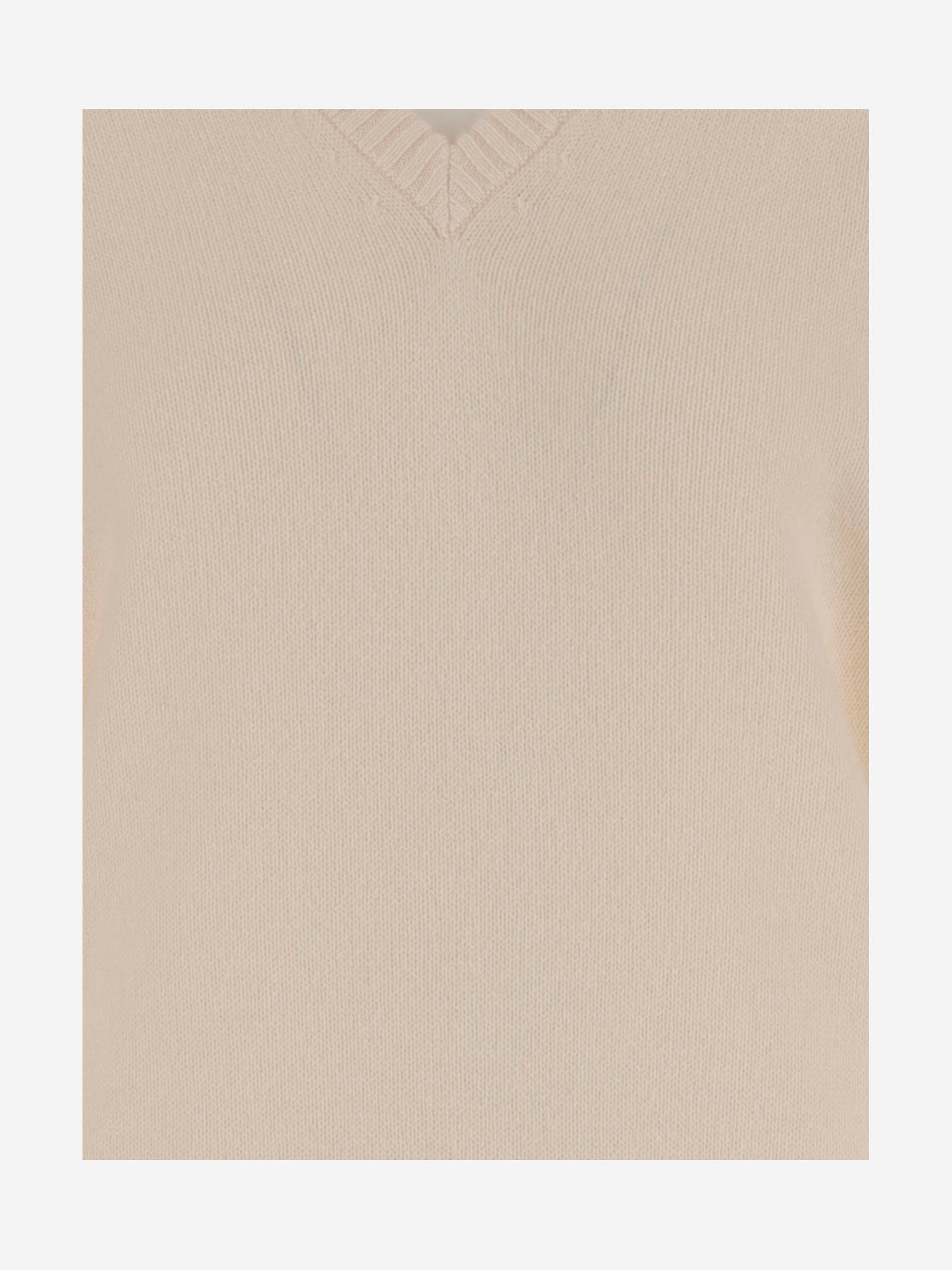 MAGLIONE IN CASHMERE 6252K21148 ECRU CARVEN 