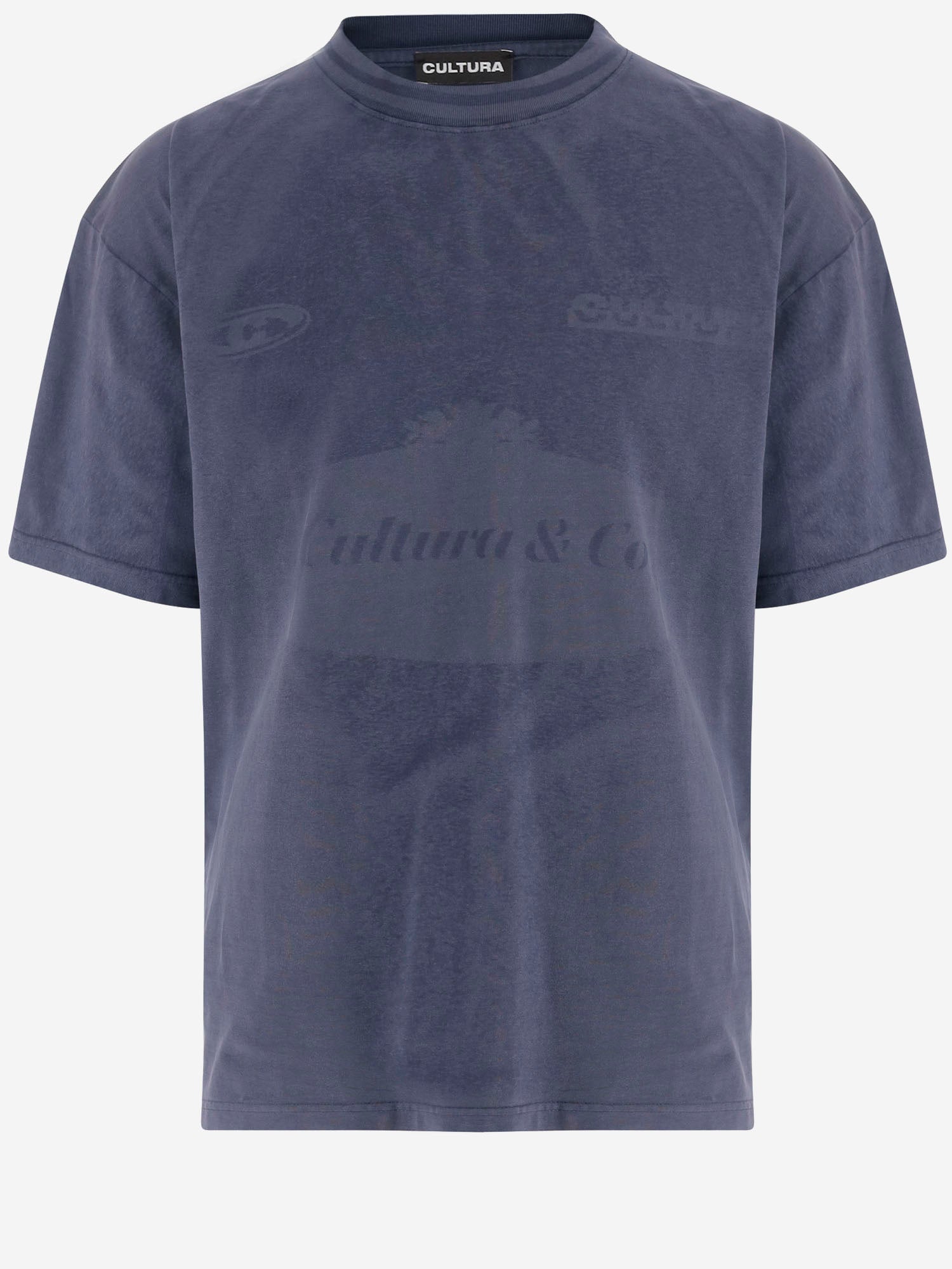 T-SHIRT IN COTONE CON LOGO B009  CULTURA 