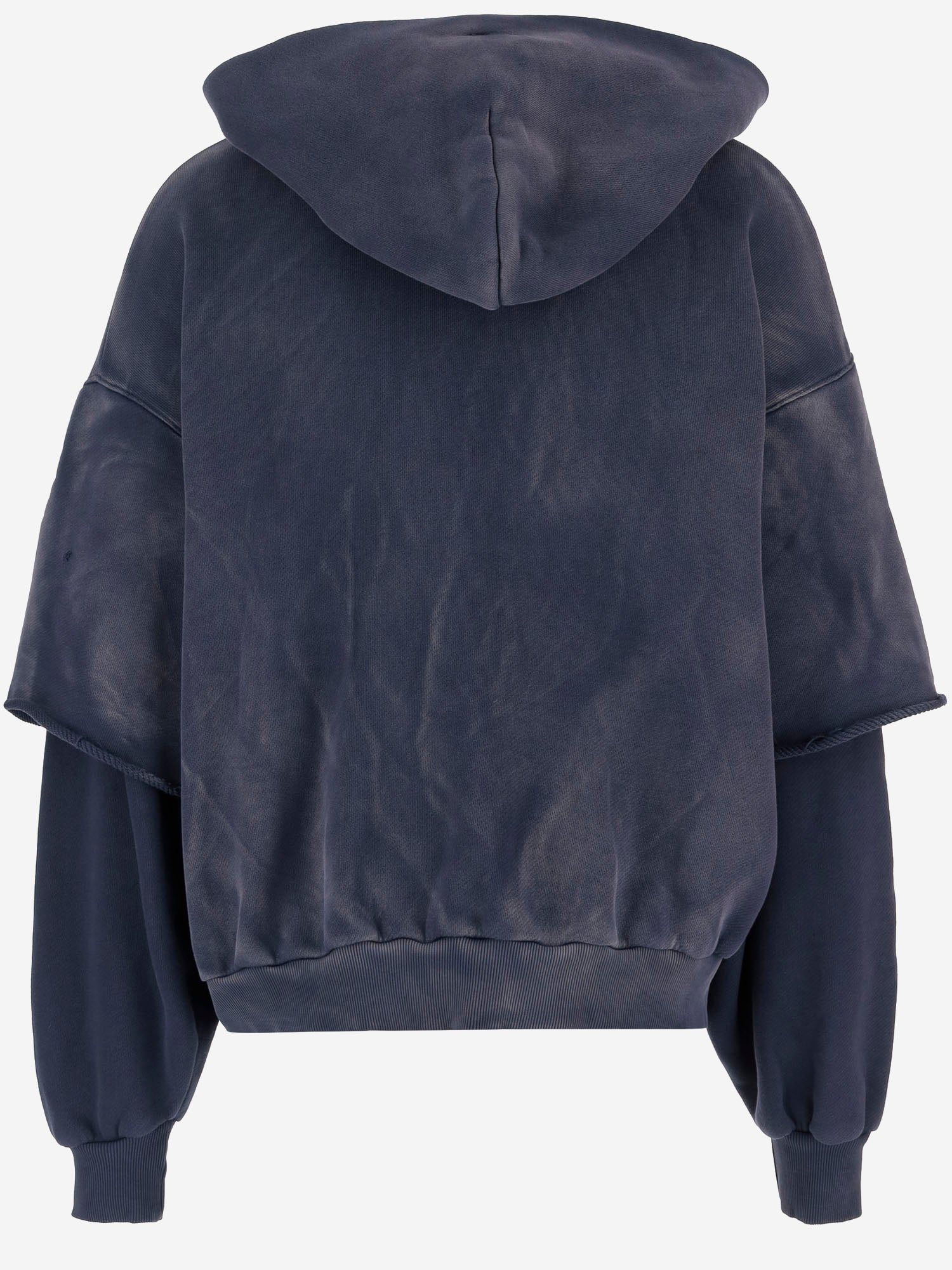 FELPA OVERSIZE CON CAPPUCCIO IN COTONE I005  CULTURA 