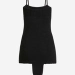 CANOTTA NERA IN MISTO LANA FXT72T JGME2N0000 DOLCE & GABBANA 
