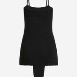 CANOTTA NERA IN MISTO LANA FXT72T JGME2N0000 DOLCE & GABBANA 