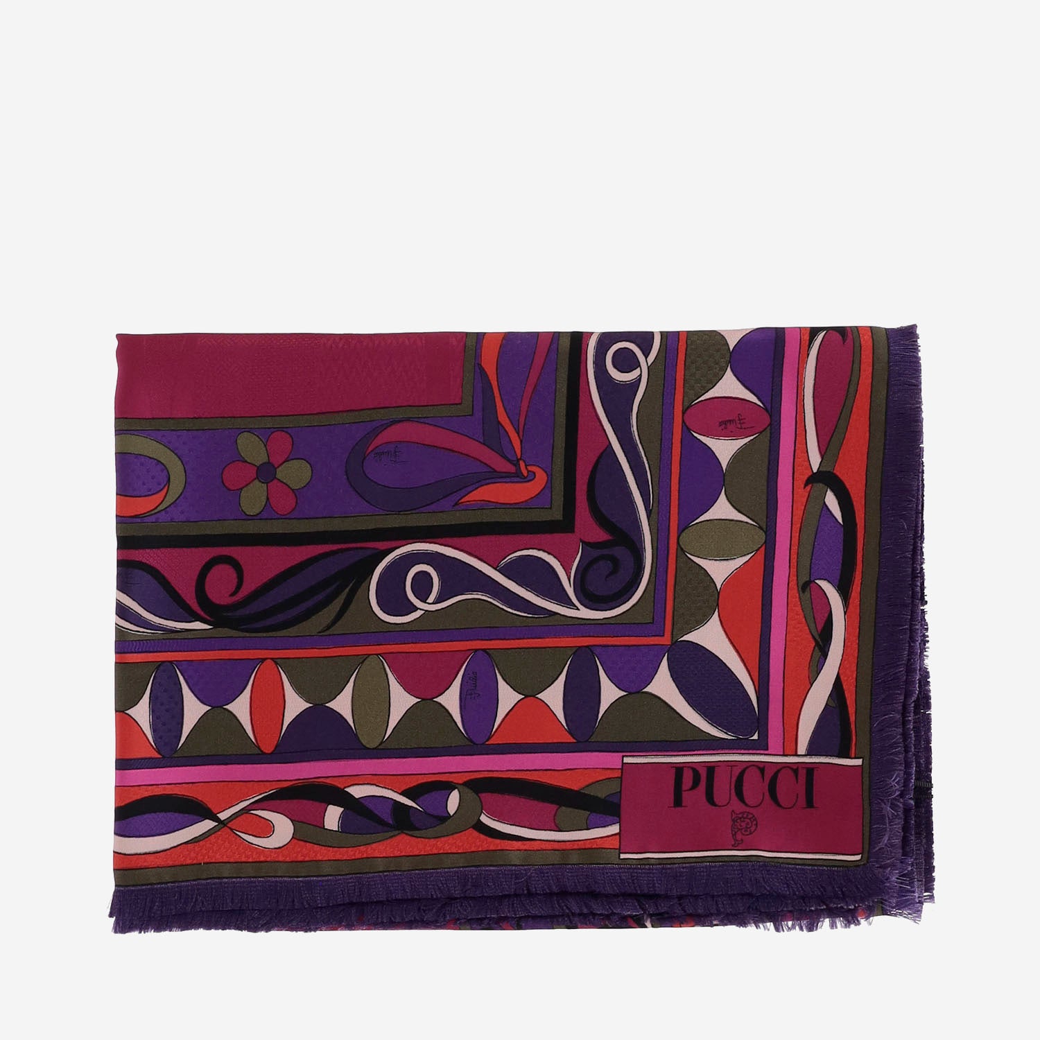 Foulard in seta con stampa 5UGB80 5UC222 EMILIO PUCCI 