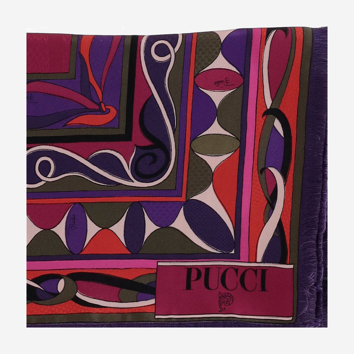 Foulard in seta con stampa 5UGB80 5UC222 EMILIO PUCCI 