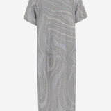 ABITO IN NYLON STRETCH STAMPATO CON MOTIVO ASTRATTO 5UJH10 5U767987 EMILIO PUCCI 