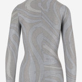 MAGLIA IN JERSEY LAMé CON MOTIVO ASTRATTO 5UJM11 5U767987 EMILIO PUCCI 