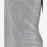 MAGLIA IN JERSEY LAMé CON MOTIVO ASTRATTO 5UJM11 5U767987 EMILIO PUCCI 