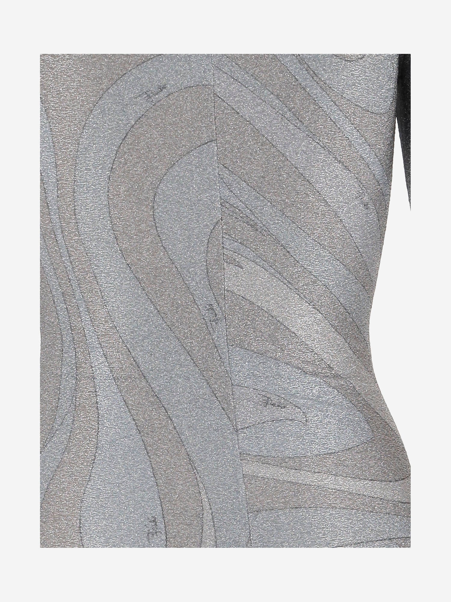 MAGLIA IN JERSEY LAMé CON MOTIVO ASTRATTO 5UJM11 5U767987 EMILIO PUCCI 