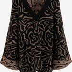 Abito Corto in Stampa Labirinto 5UKG33 5U965A65 EMILIO PUCCI 