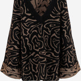Abito Corto in Stampa Labirinto 5UKG33 5U965A65 EMILIO PUCCI 