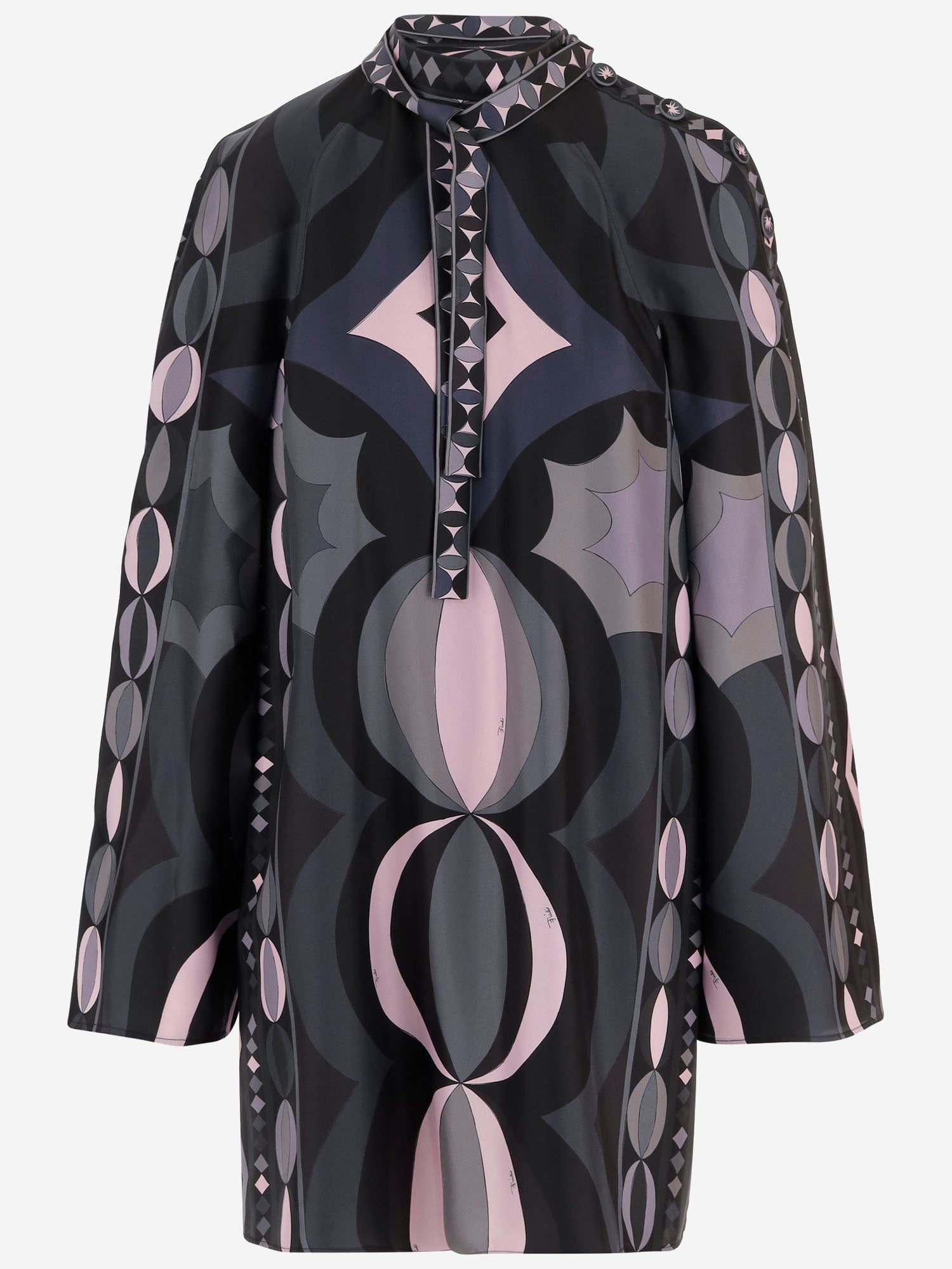 ABITO IN SETA CON STAMPA GEOMETRICA 5URG20 5U881023 EMILIO PUCCI 