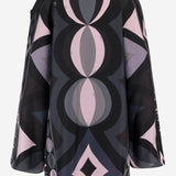 ABITO IN SETA CON STAMPA GEOMETRICA 5URG20 5U881023 EMILIO PUCCI 