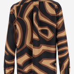 CAMICIA IN SETA CON STAMPA LABIRINTO 5URJ09 5U741049 EMILIO PUCCI 