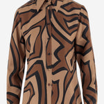 CAMICIA IN SETA CON STAMPA LABIRINTO 5URJ25 5U741050 EMILIO PUCCI 
