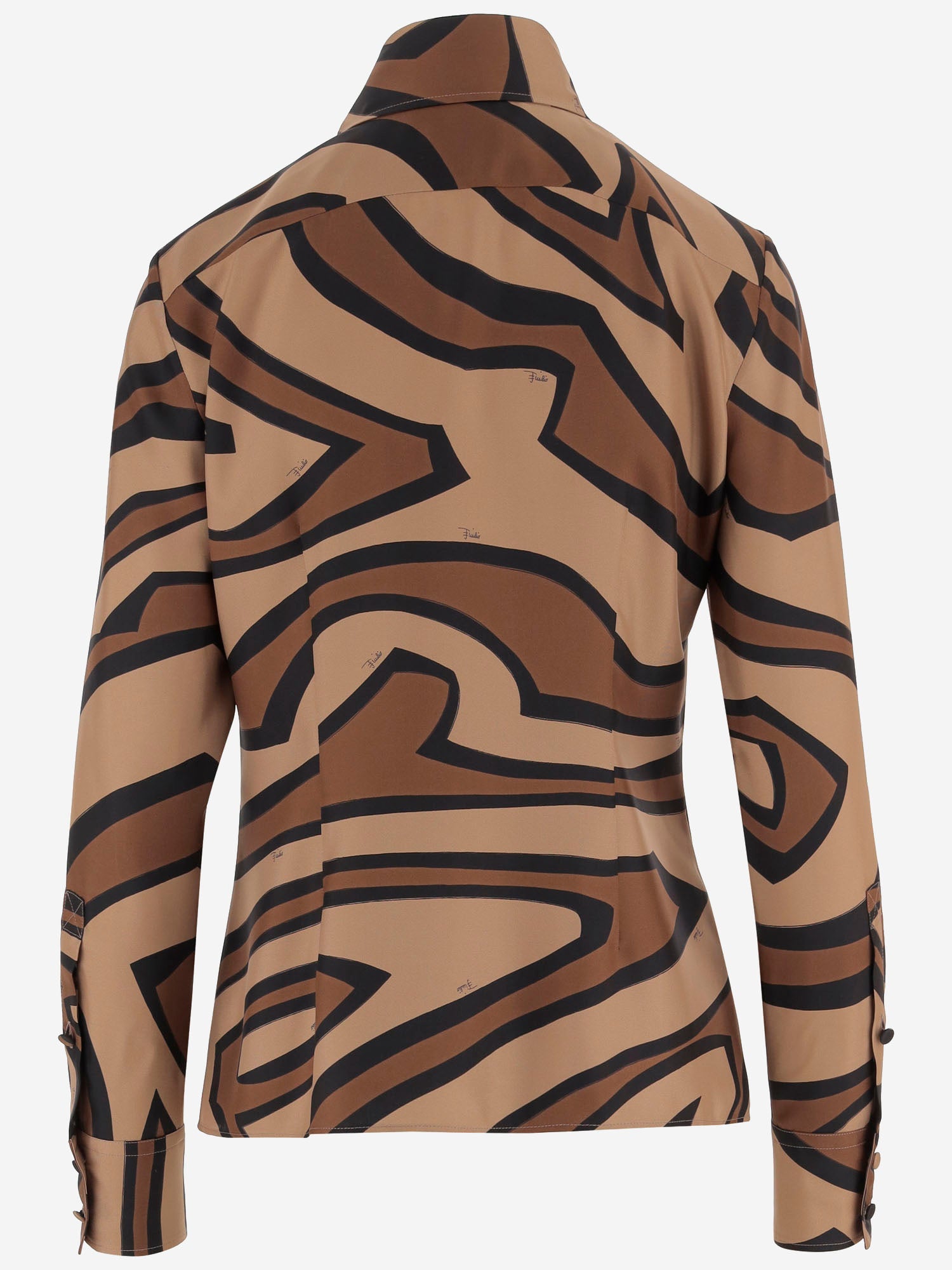 CAMICIA IN SETA CON STAMPA LABIRINTO 5URJ25 5U741050 EMILIO PUCCI 