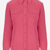 CAMICIA SIGNATURE IN SETA Q23E231 RASPBERRYSORBET EQUIPMENT 