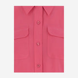 CAMICIA SIGNATURE IN SETA Q23E231 RASPBERRYSORBET EQUIPMENT 